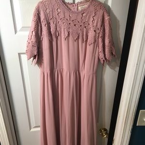 Roolee Blush A-line Dress